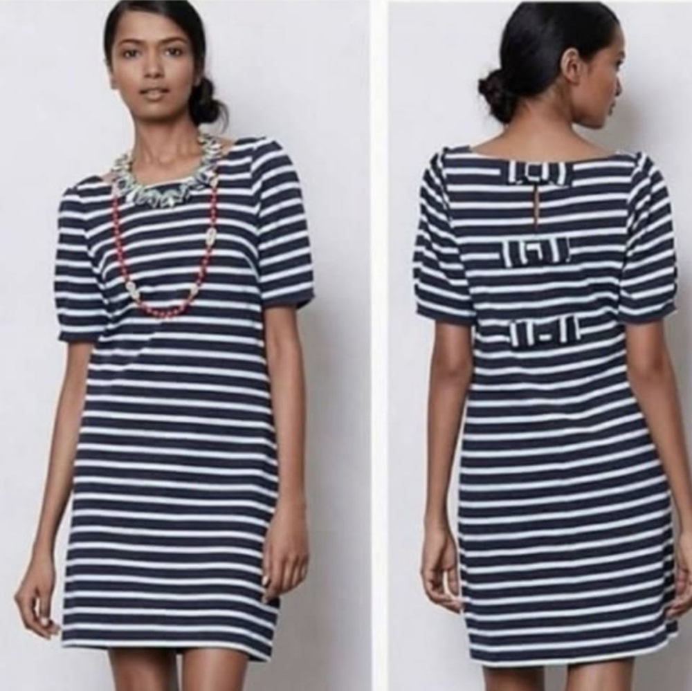 Anthropology - 9-H15 STCL - Midi Dress with Bow - Sz Medium